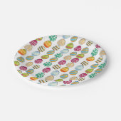 イースターエッグパターン ペーパープレート (アングル)