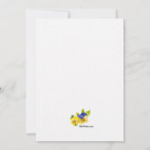 イースターエッグパーティの招待状 招待状 (裏面)