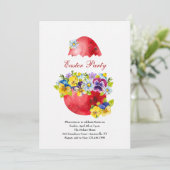 イースターエッグパーティー招待状 招待状 (スタンド正面)