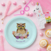 イースターエッグフクロウネスト ペーパープレート (パーティー)