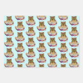 イースターエッグフクロウネスト ラッピングペーパーシート (正面2)