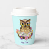 イースターエッグフクロウネスト 紙コップ (裏面)