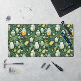 イースターエッグフラワー春No 1 デスクマット