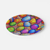 イースターエッグプレート ペーパープレート (アングル)