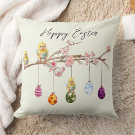 イースターエッグベビーチックスハッピーイースター クッション
