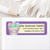 イースターエッグホッピー復活祭住所 シール (インサイチュ)