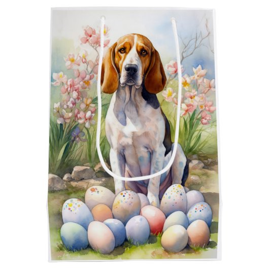 イースターエッグホリデーとトレイング・ウォーカーコンウンディング ミディアムペーパーバッグ (裏面)