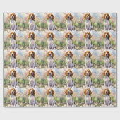 イースターエッグホリデーとトレイング・ウォーカーコンウンディング ラッピングペーパー (フラット)