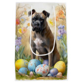 イースターエッグホリデー付きケーンコルソ ミディアムペーパーバッグ (裏面)