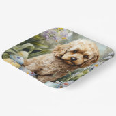 イースターエッグホリデー付きコックポー ペーパープレート (傾斜あり)