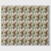 イースターエッグホリデー付きコックポー ラッピングペーパー (フラット)