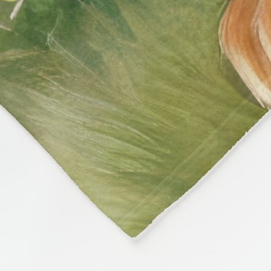 イースターエッグホリデー付きノバスコシアダックトーラー フリースブランケット (角)