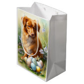 イースターエッグホリデー付きノバスコシアダックトーラー ミディアムペーパーバッグ (裏面アングル)