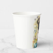 イースターエッグホリデー付きパグドッグ 紙コップ (右)