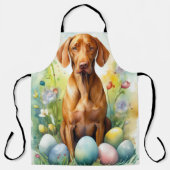 イースターエッグホリデー付きビズスラドッグ エプロン (正面)