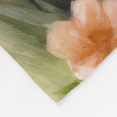 イースターエッグホリデー付きヨーキプー犬 フリースブランケット (角)