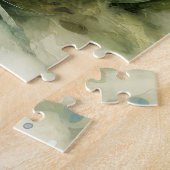 イースターエッグホリデー付きヨークシャーテリアドッグ ジグソーパズル (側面)