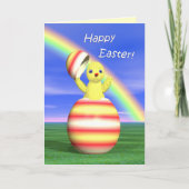 イースターエッグポップ・アートのチキンアップ シーズンカード (正面)