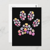 イースターエッグポー動物イースター ポストカード (正面/裏面)