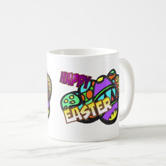 イースターエッグマグカスタマイズ コーヒーマグカップ (正面右)