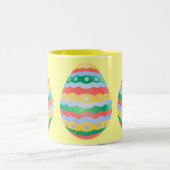 イースターエッグマグコーヒーカップフェスティバルイースターカップデコール ツートーンマグカップ (中央)