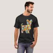 イースターエッグヨークシャーテリア犬イースターデーキッズM Tシャツ (正面フル)