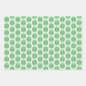 イースターエッグラッピング紙フラットシートセット3 ラッピングペーパーシート (正面2)