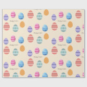 イースターエッグラッピング紙 ラッピングペーパー (フラット)