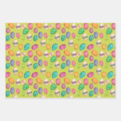 イースターエッグラッピング ラッピングペーパーシート (正面3)