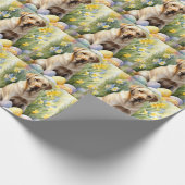 イースターエッグラブラドール ラッピングペーパー (角)