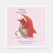 イースターエッグレッドドラゴン スタンダードランチョンナプキン (正面)