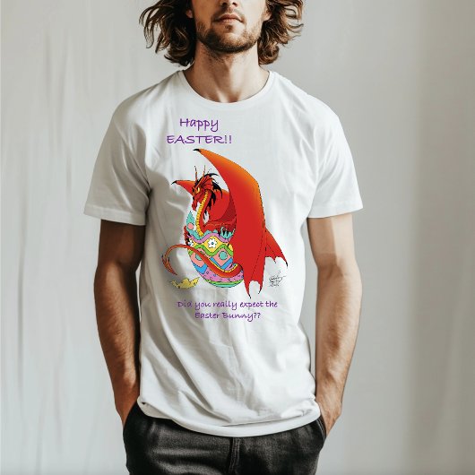 イースターエッグレッドドラゴン Tシャツ