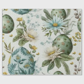 イースターエッグヴィンテージノスタルジックパターンNo2 ラッピングペーパー (フラット)