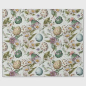 イースターエッグヴィンテージノスタルジックパターンNo8 ラッピングペーパー (フラット)