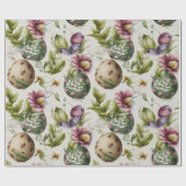 イースターエッグヴィンテージノスタルジックパターンNo 14 ラッピングペーパー (フラット)