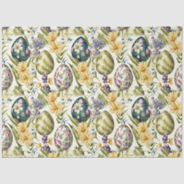 イースターエッグヴィンテージノスタルジックパターンNo 15 薄葉紙