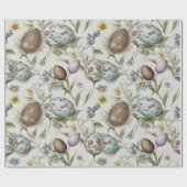 イースターエッグヴィンテージノスタルジックパターンNo 16 ラッピングペーパー (フラット)