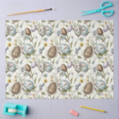 イースターエッグヴィンテージノスタルジックパターンNo 16 薄葉紙 (クラフト)