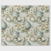 イースターエッグヴィンテージノスタルジックパターンNo 20 ラッピングペーパー (フラット)