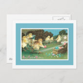 イースターエッグヴィンテージボーリングチックス シーズンポストカード (正面/裏面)