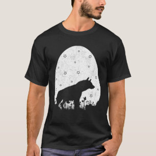 イースターエッグヴィンテージレトロスタイルおもしろいハイエナイースター Tシャツ