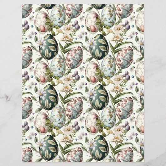 イースターエッグヴィンテージ懐かしいパターン (裏面)