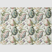 イースターエッグヴィンテージ懐かしいパターン 薄葉紙 (正面)