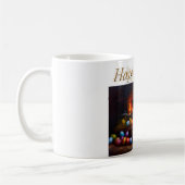 イースターエッグ付きイースターバニーハッピーイースター コーヒーマグカップ (左)