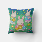 イースターエッグ付きイースターバニー クッション (裏面)