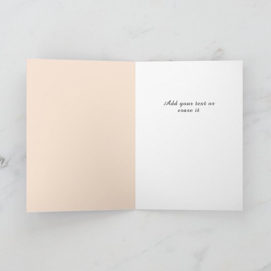 イースターエッグ付きキュートラビットバニーハッピーイースター シーズンカード (内部)