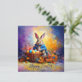 イースターエッグ付きピーターイースターバニー シーズンカード (スタンド正面)