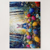 イースターエッグ付きピーターイースターバニー ジグソーパズル (縦)