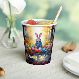 イースターエッグ付きピーターイースターバニー 紙コップ