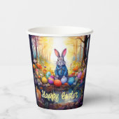イースターエッグ付きピーターイースターバニー 紙コップ (裏面)